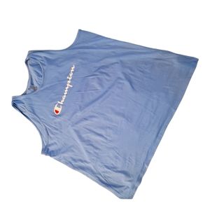 Champion Tank Top Mens Big & Tall Sleeveless 3x Blue